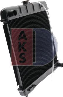 AKS Dasis 120020N - Радиатор, охлаждение двигателя autospares.lv