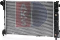 AKS Dasis 120101N - Радиатор, охлаждение двигателя autospares.lv
