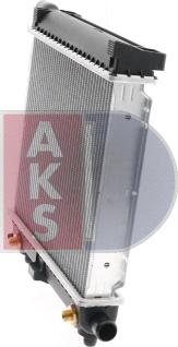 AKS Dasis 120360N - Радиатор, охлаждение двигателя autospares.lv