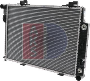AKS Dasis 120790N - Радиатор, охлаждение двигателя autospares.lv