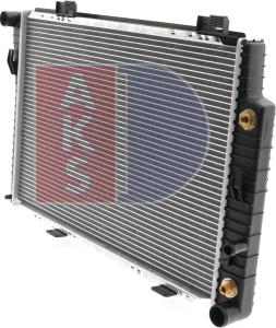 AKS Dasis 120740N - Радиатор, охлаждение двигателя autospares.lv