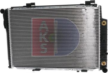 AKS Dasis 120740N - Радиатор, охлаждение двигателя autospares.lv