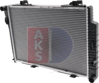 AKS Dasis 121970N - Радиатор, охлаждение двигателя autospares.lv