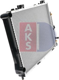 AKS Dasis 121090N - Радиатор, охлаждение двигателя autospares.lv