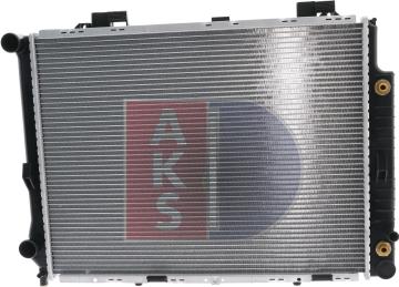 AKS Dasis 121090N - Радиатор, охлаждение двигателя autospares.lv