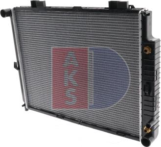 AKS Dasis 121040N - Радиатор, охлаждение двигателя autospares.lv