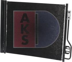 AKS Dasis 122028N - Конденсатор кондиционера autospares.lv