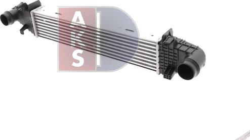 AKS Dasis 127018N - Интеркулер, теплообменник турбины autospares.lv