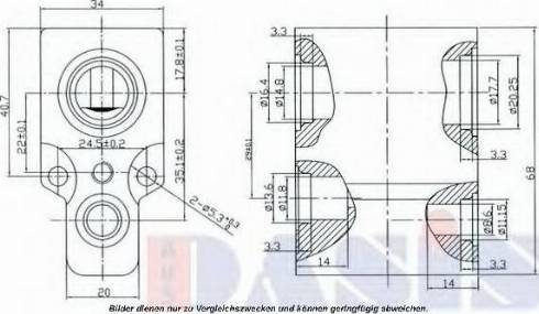 AKS Dasis 840053N - Расширительный клапан, кондиционер autospares.lv