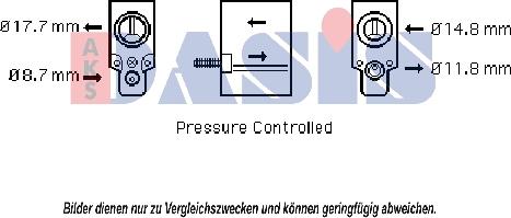 AKS Dasis 840150N - Расширительный клапан, кондиционер autospares.lv