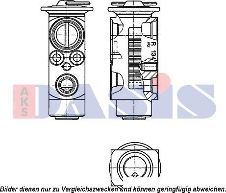 AKS Dasis 840135N - Расширительный клапан, кондиционер autospares.lv