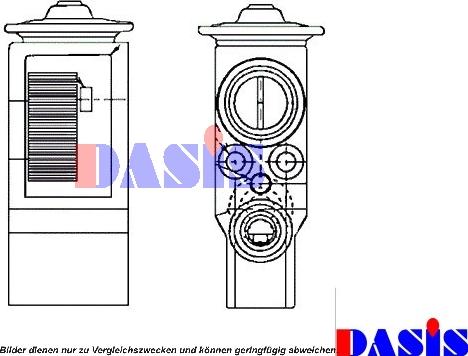 AKS Dasis 840137N - Расширительный клапан, кондиционер autospares.lv