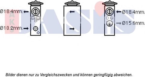 AKS Dasis 840236N - Расширительный клапан, кондиционер autospares.lv