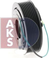 AKS Dasis 855002N - Электромагнитное сцепление, компрессор autospares.lv