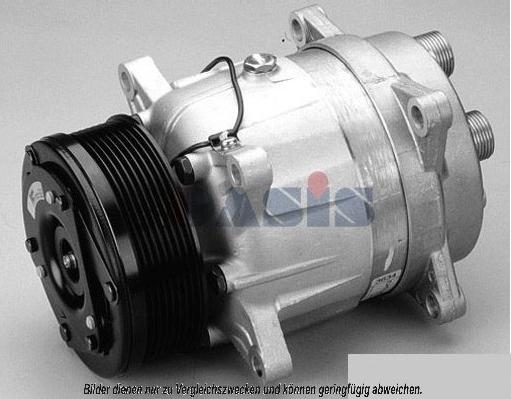 AKS Dasis 850958N - Компрессор кондиционера autospares.lv