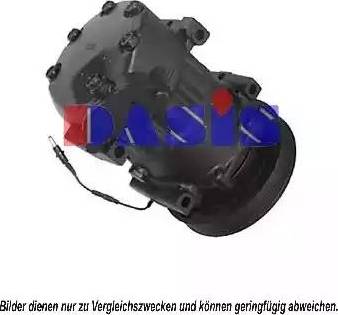 AKS Dasis 850924N - Компрессор кондиционера autospares.lv