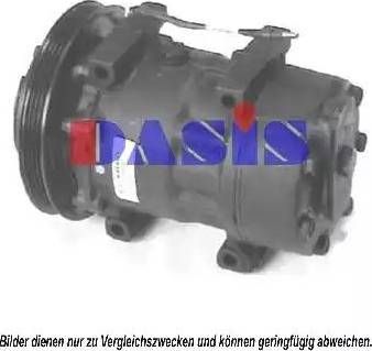 AKS Dasis 850449N - Компрессор кондиционера autospares.lv