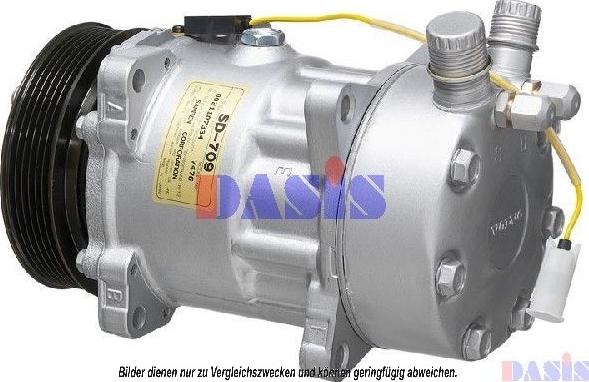 AKS Dasis 850590N - Компрессор кондиционера autospares.lv