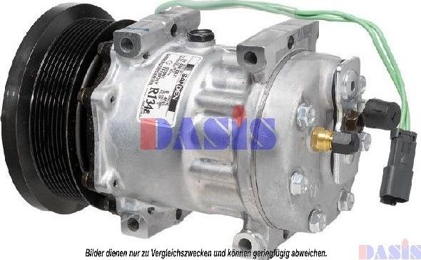 AKS Dasis 850617N - Компрессор кондиционера autospares.lv