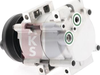 AKS Dasis 850680N - Компрессор кондиционера autospares.lv