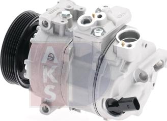 AKS Dasis 850682N - Компрессор кондиционера autospares.lv