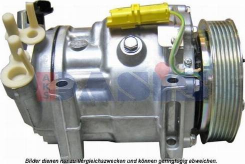 AKS Dasis 850280N - Компрессор кондиционера autospares.lv