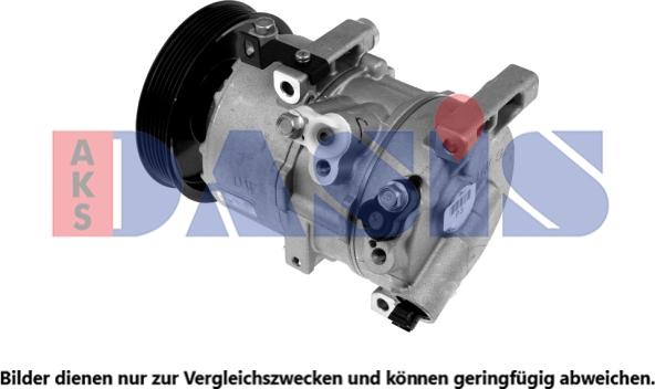 AKS Dasis 850235N - Компрессор кондиционера autospares.lv