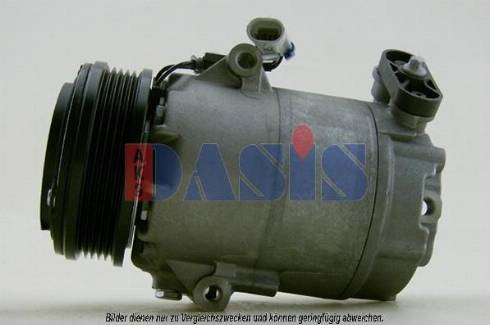 AKS Dasis 851561N - Компрессор кондиционера autospares.lv