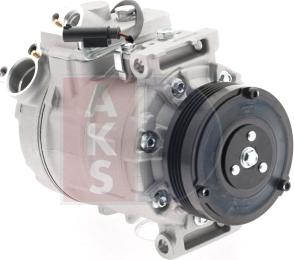 AKS Dasis 851588N - Компрессор кондиционера autospares.lv