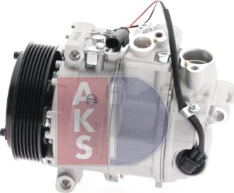 AKS Dasis 851081N - Компрессор кондиционера autospares.lv