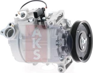 AKS Dasis 851078N - Компрессор кондиционера autospares.lv