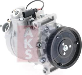 AKS Dasis 851078N - Компрессор кондиционера autospares.lv