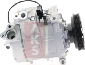 AKS Dasis 851078N - Компрессор кондиционера autospares.lv