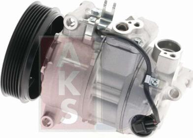 AKS Dasis 851899N - Компрессор кондиционера autospares.lv