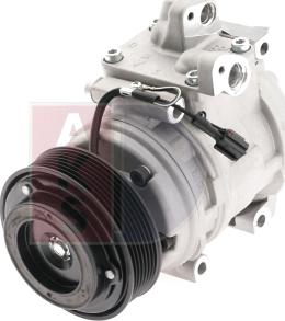 AKS Dasis 851843N - Компрессор кондиционера autospares.lv