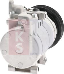 AKS Dasis 851392N - Компрессор кондиционера autospares.lv