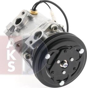 AKS Dasis 851714N - Компрессор кондиционера autospares.lv