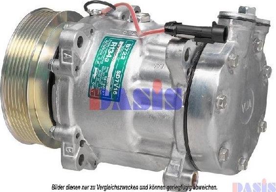 AKS Dasis 853600N - Компрессор кондиционера autospares.lv