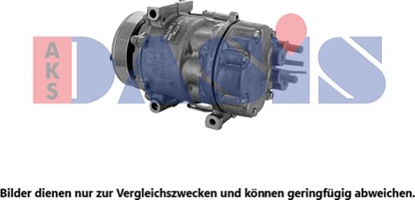 AKS Dasis 853056N - Компрессор кондиционера autospares.lv