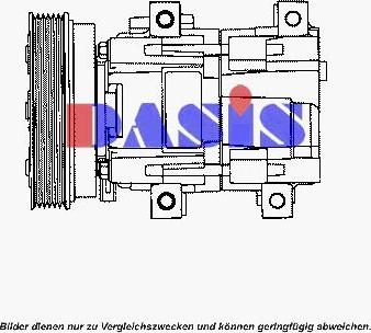 AKS Dasis 853070N - Компрессор кондиционера autospares.lv