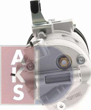 AKS Dasis 852907N - Компрессор кондиционера autospares.lv