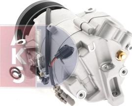 AKS Dasis 852689N - Компрессор кондиционера autospares.lv