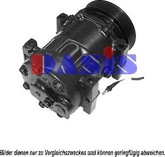 AKS Dasis 852680N - Компрессор кондиционера autospares.lv