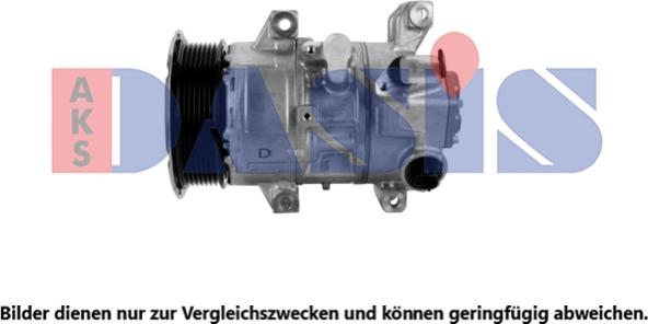 AKS Dasis 852620N - Компрессор кондиционера autospares.lv