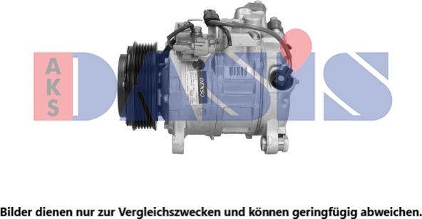 AKS Dasis 852802N - Компрессор кондиционера autospares.lv