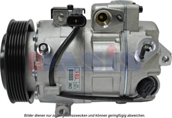 AKS Dasis 852734N - Компрессор кондиционера autospares.lv