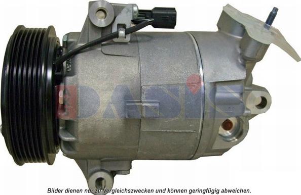 AKS Dasis 852733N - Компрессор кондиционера autospares.lv