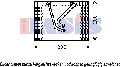 AKS Dasis 820309N - Испаритель, кондиционер autospares.lv