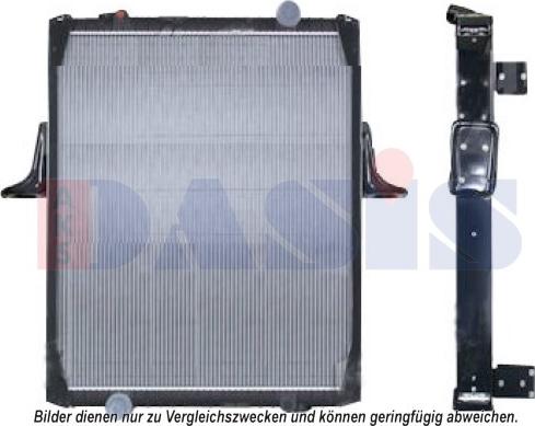 AKS Dasis 390046N - Радиатор, охлаждение двигателя autospares.lv