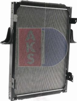 AKS Dasis 390019N - Радиатор, охлаждение двигателя autospares.lv